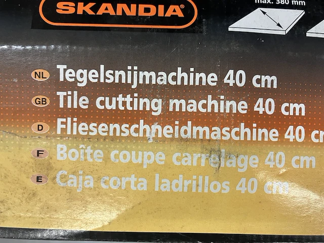 Tegelsnijder 40 mm skandia - afbeelding 2 van  2