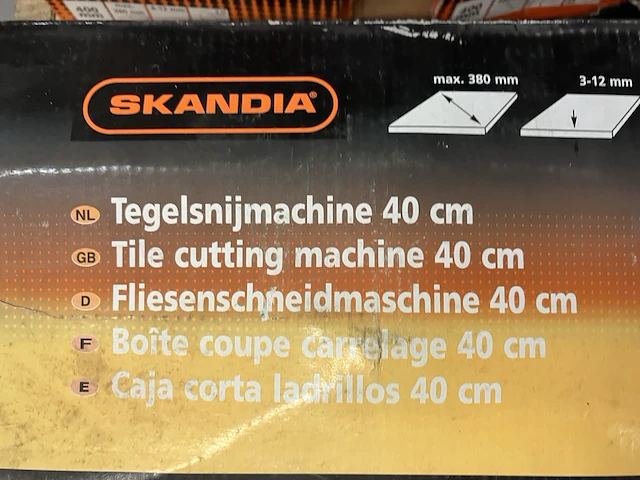 Tegelsnijder 40 mm skandia - afbeelding 1 van  2