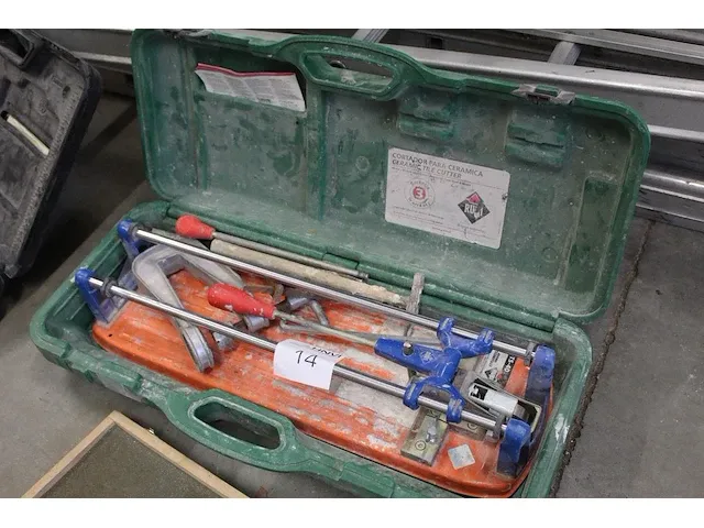 Tegelsnijder rubi in koffer - afbeelding 1 van  2