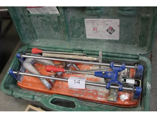 Tegelsnijder rubi in koffer - afbeelding 2 van  2