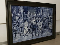 Tegeltableau nachtwacht - nki , tegeltableau