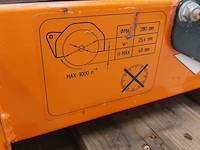 Tegeltafelzaag verstelbaar groot l=950mm/h40mm ~ battipav, vip 290, bouwjaar 2012 - afbeelding 3 van  12