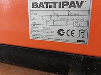 Tegeltafelzaag verstelbaar groot l=950mm/h40mm ~ battipav, vip 290, bouwjaar 2012 - afbeelding 4 van  12