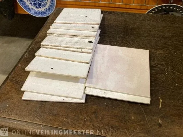 Tegeltjes diverse opdruk in 1 houten krat - afbeelding 10 van  19