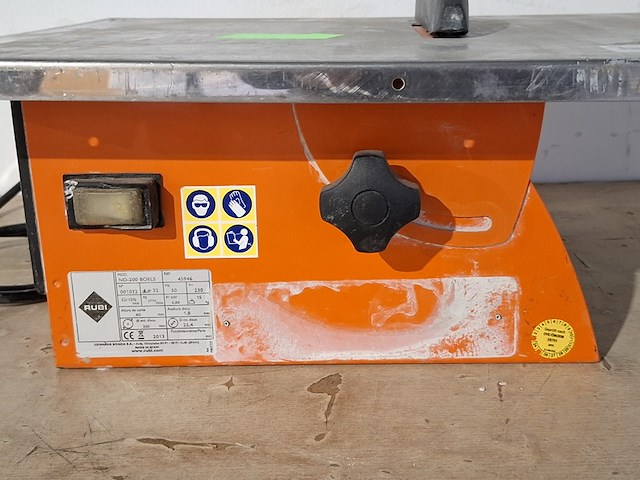 Tegelzaag - 400mm - 230v rubi, nd-200, bouwjaar 2014 - afbeelding 2 van  7