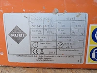 Tegelzaag - 400mm - 230v rubi, nd-200, bouwjaar 2016 - afbeelding 8 van  8