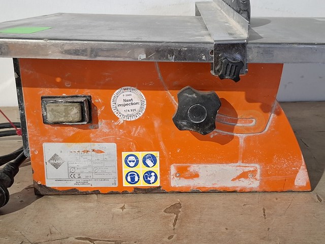 Tegelzaag - 400mm - 230v rubi, nd-200, bouwjaar 2016 - afbeelding 2 van  8