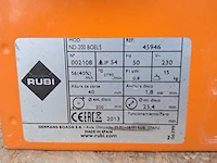 Tegelzaag - 400mm - 230v rubi, nd-200, bouwjaar 2018 - afbeelding 8 van  8