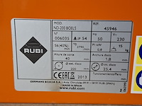 Tegelzaag - 400mm - 230v rubi, nd-200, bouwjaar 2019 - afbeelding 2 van  7