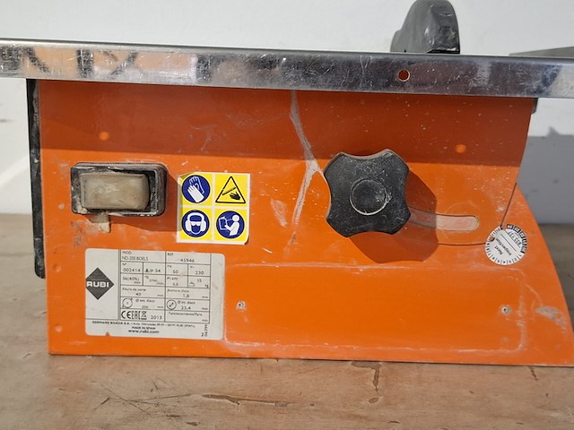 Tegelzaag - 400mm - 230v rubi, nd-200, bouwjaar 2019 - afbeelding 3 van  7