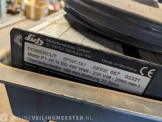 Tegelzaag lutz, powercut - afbeelding 6 van  6