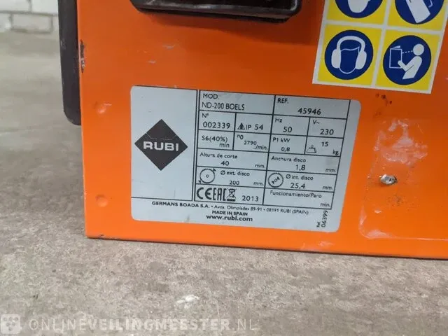 Tegelzaag rubi, nd-200 - afbeelding 6 van  9