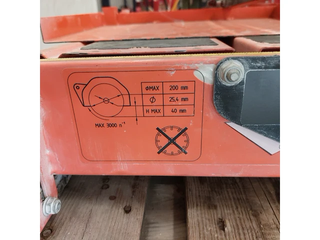 Tegelzaagmachine - 900mm - 230v battipav, vip 290, bouwjaar 2016 - afbeelding 9 van  9