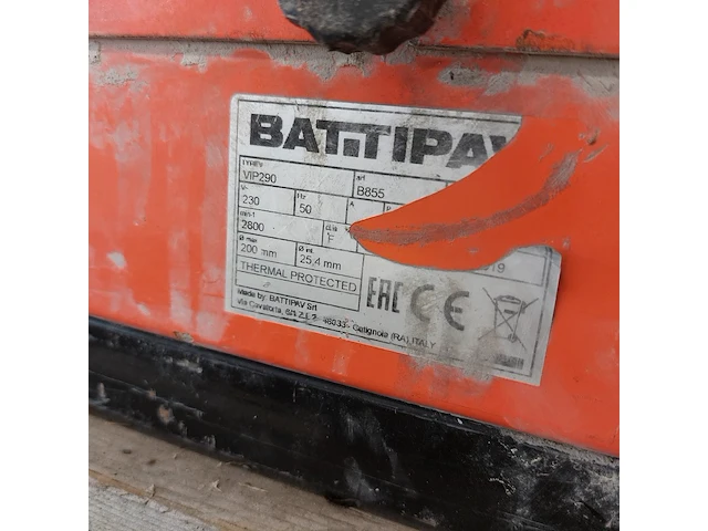 Tegelzaagmachine - 900mm - 230v battipav, vip 290, bouwjaar 2019 - afbeelding 3 van  11