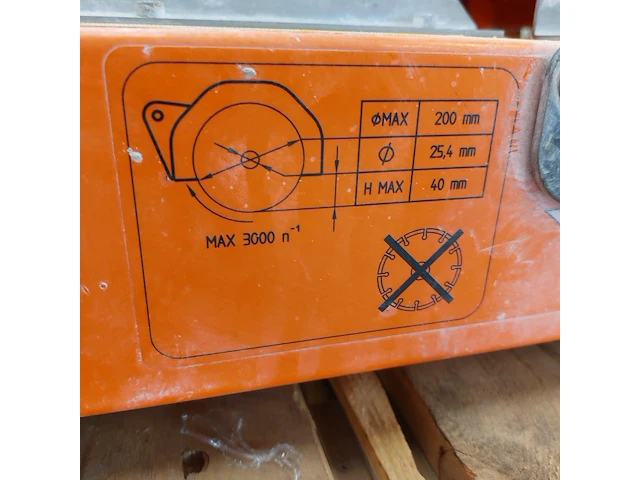Tegelzaagmachine - 900mm - 230v battipav, vip 290, bouwjaar 2019 - afbeelding 2 van  11