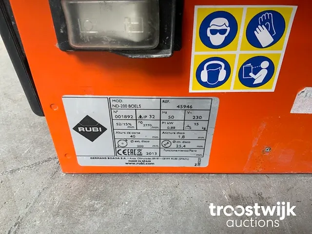 Tegelzaagmachine - afbeelding 5 van  5