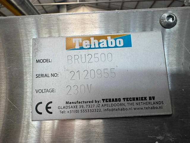 Tehabo bru2500 etiketteermachine - afbeelding 6 van  14