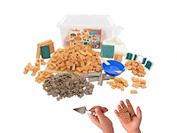 Teifoc tei 660 steenbouwdoos creatieve bouwdoos met 850 componenten knutselset voor kinderen vanaf 6 jaar - afbeelding 3 van  5