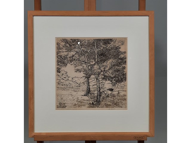 Tekening, a. metz, als god in frankrijk, 1969 - afbeelding 1 van  8