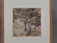 Tekening, a. metz, als god in frankrijk, 1969 - afbeelding 1 van  8