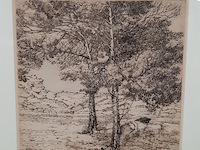 Tekening, a. metz, als god in frankrijk, 1969 - afbeelding 5 van  8