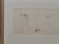 Tekening, b. lens, 1970 - afbeelding 2 van  9