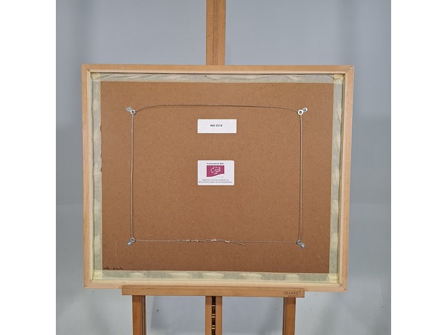 Tekening, dastel, hefbrug, 1977 - afbeelding 6 van  6