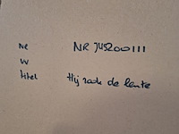 Tekening, g. alberts, hij rook de lente 71/100, 2001 - afbeelding 3 van  18