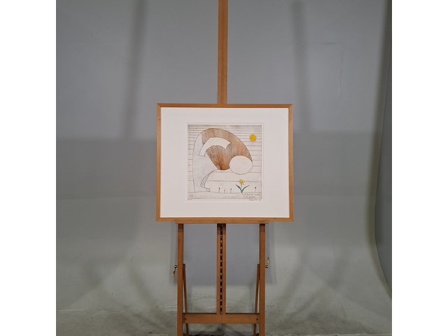 Tekening, g. alberts, hij rook de lente 71/100, 2001 - afbeelding 5 van  18