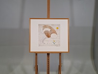 Tekening, g. alberts, hij rook de lente 71/100, 2001 - afbeelding 5 van  18