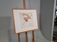 Tekening, g. alberts, hij rook de lente 71/100, 2001 - afbeelding 6 van  18