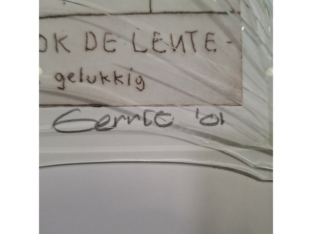 Tekening, g. alberts, hij rook de lente 71/100, 2001 - afbeelding 18 van  18