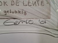 Tekening, g. alberts, hij rook de lente 71/100, 2001 - afbeelding 18 van  18