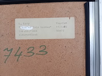 Tekening, g. kooy, man met honden in landschap 3, 1983 - afbeelding 9 van  9