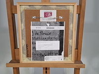 Tekening, gemengde techniek, j. de bruin, enschede 5, 1980 - afbeelding 6 van  7