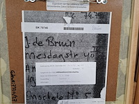 Tekening, gemengde techniek, j. de bruin, enschede 5, 1980 - afbeelding 7 van  7