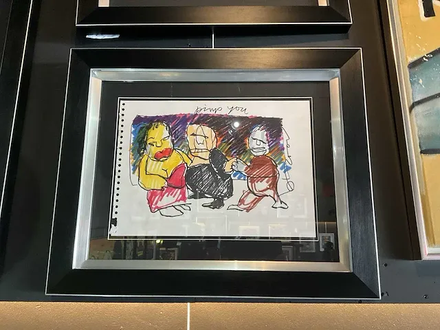 Tekening herman brood “pimp you” marker op papier - afbeelding 1 van  4