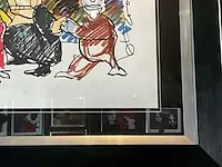 Tekening herman brood “pimp you” marker op papier - afbeelding 3 van  4