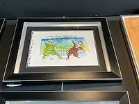 Tekening herman brood “u raakt het net niet” marker op papier - afbeelding 1 van  3