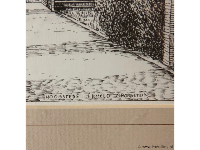 Tekening? hoogstede ermelo gesigneerd - afbeelding 4 van  5