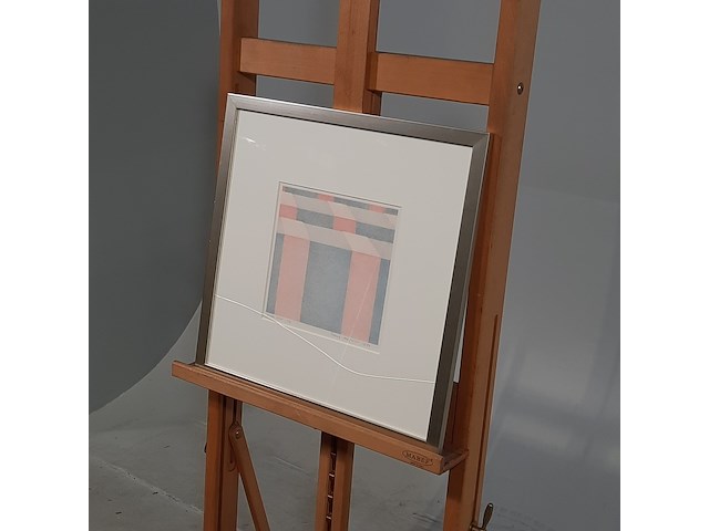 Tekening in lijst, femia morselt, 1983 - afbeelding 3 van  9