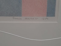 Tekening in lijst, femia morselt, 1983 - afbeelding 5 van  9