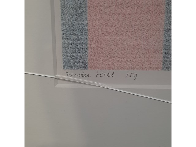 Tekening in lijst, femia morselt, 1983 - afbeelding 6 van  9