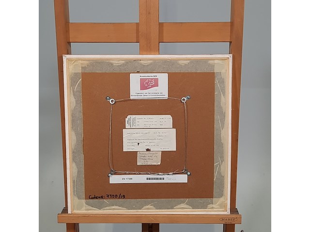 Tekening in lijst, femia morselt, 1983 - afbeelding 8 van  9