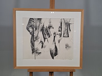 Tekening, j. bontjes, de jacht ii - afbeelding 1 van  8