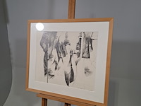 Tekening, j. bontjes, de jacht ii - afbeelding 3 van  8