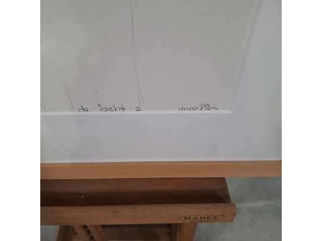 Tekening, j. bontjes, de jacht ii - afbeelding 4 van  8