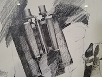 Tekening, j. bontjes, de jacht ii - afbeelding 6 van  8