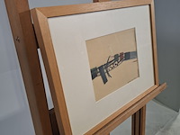 Tekening, j. f. van den berg, compositie, 1965 - afbeelding 2 van  8
