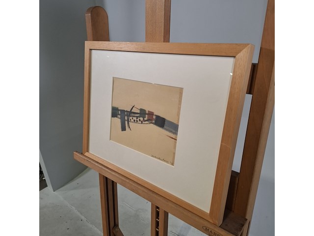 Tekening, j. f. van den berg, compositie, 1965 - afbeelding 3 van  8